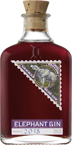 Elephant Gin Bottle2018 PNG Image