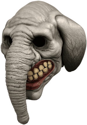 Elephantine Horror Mask PNG with transparent background