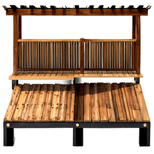 Elevated Deck Plans PNG 06252024 PNG with transparent background