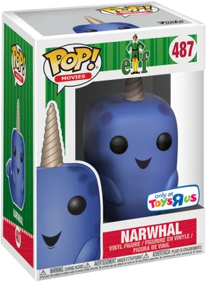 Elf Movie Narwhal Funko Pop PNG Image