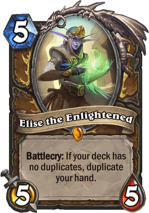 Hearthstone Elise The Enlightened, HD Png Download PNG image with transparent background