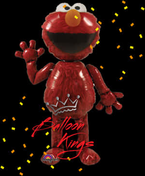 Elmo Balloon King Promotional Image PNG image with transparent background