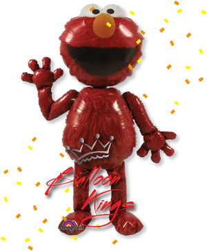 Elmo Balloon King Promotional Image PNG Image