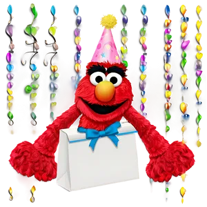 Elmo Birthday Gift Bags Png Mbn64 PNG Image