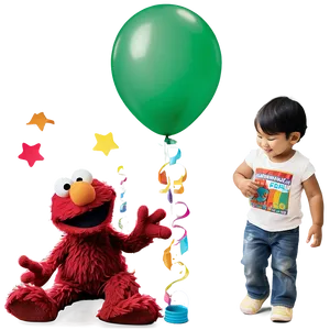 Elmo Birthday Party Games Png Vrt PNG Image