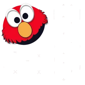 Elmo Face Close-up Png Ecu PNG Image