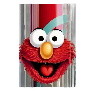 Elmo Face With Laughing Expression Png Neh34 PNG Image