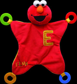 Elmo Plush Blanket Toy PNG image with transparent background
