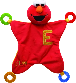 Elmo Plush Blanket Toy PNG Image