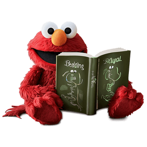 Elmo Reading a Book PNG 26 PNG image with transparent background