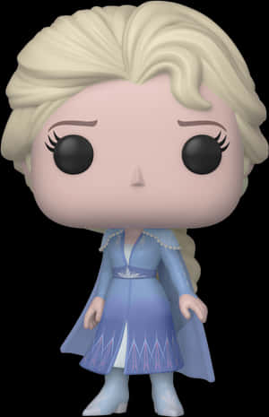 Elsa Funko Pop Figure PNG image with transparent background