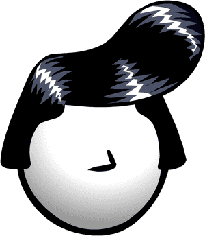 Elvis Wig Png - Club Penguin Hair, Transparent Png PNG image with transparent background