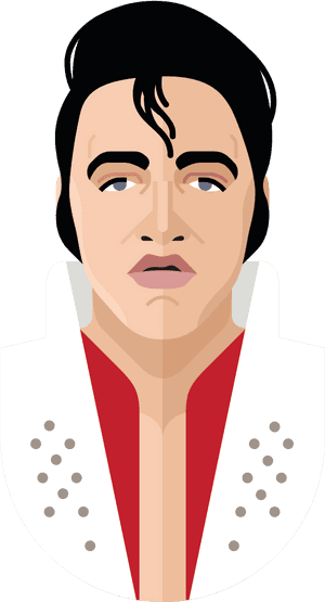 Elvis Presley Poster - Elvis Presley Face Clip Art, HD Png Download PNG image with transparent background