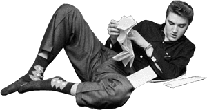 Elvis Reading Png - Person Reading Png, Transparent Png PNG image with transparent background