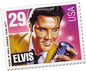 Transparent Elvis Png - Elvis Presley Stamp, Png Download PNG image with transparent background