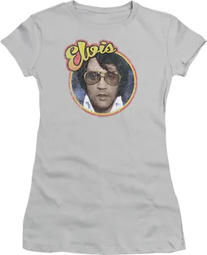 Elvis Presley Vintage T Shirt Design PNG Image