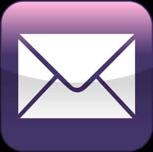 Email App Icon Purple PNG