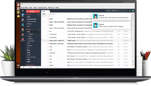 Email Client Interface Zoho Mail PNG