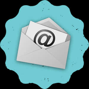 Email Envelope At Symbol Illustration PNG image with transparent background