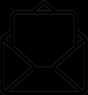 Email Envelope Icon Outline PNG image with transparent background
