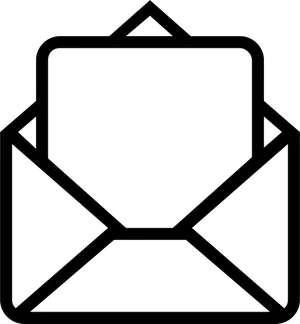 Email Envelope Icon Outline PNG Image