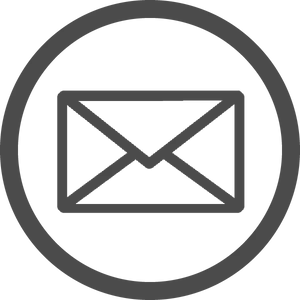 Email Icon Black Background PNG Image