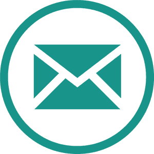 Email Icon Blue Background PNG