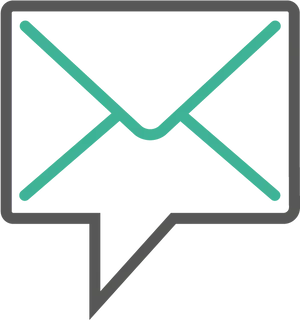 Email Icon Cyanon Dark Background.png PNG Image