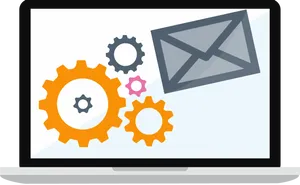 Email Management Software Concept PNG Image