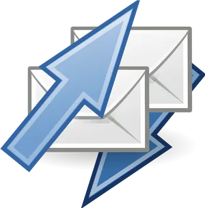 Email Sending Concept Illustration PNG Image