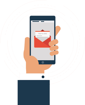 Mail To Sms Enables The Sending Of Sms From Mailbox - Virtual Bank Hong Kong, HD Png Download PNG with transparent background
