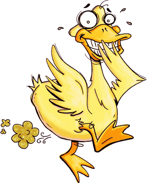 Duck Fart Clipart , Png Download - Duck Fart Cartoon, Transparent Png PNG image with transparent background
