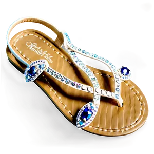 Embellished Sandals Sparkly Png Epw22 PNG Image