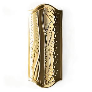 Embossed Gold Plate Png Ncr73 PNG Image