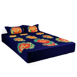 Embroidered Bed Sheet Png Wmk PNG Image