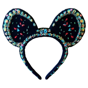 Embroidered Mouse Ears Png Rlc PNG Image