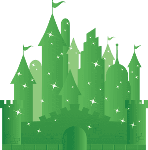 Transparent Wizard Of Oz Clipart Emerald City - Emerald City Wizard Of Oz Cartoon, HD Png Download PNG with transparent background