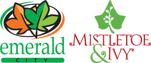Emerald City Mistletoeand Ivy Logos PNG Image