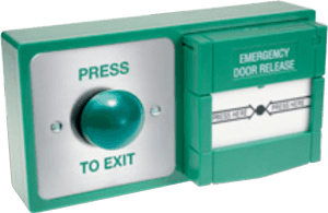 Asec Combined Exit Button And Call Point - Emergency Exit Button, HD Png Download PNG with transparent background