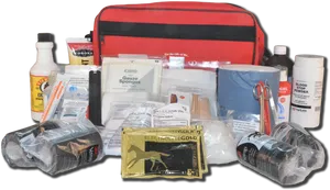 Emergency First Aid Kit Contents PNG Image