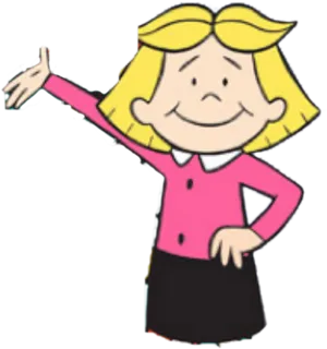 Emily Elizabeth Clifford Character Waving PNG Image