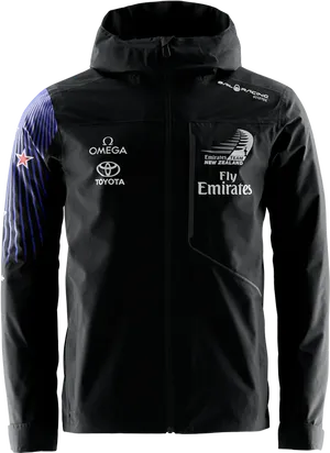 Emirates Team New Zealand Sailing Jacket PNG Image