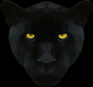 Emmasimoncic - Tumblr - Com - Low Poly Black Panther - Black Panther Head Png, Transparent Png PNG image with transparent background
