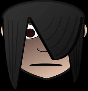 Emo Cartoon Character PNG