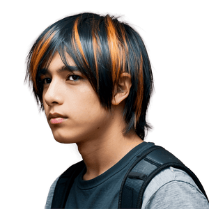 Emo Hair for Boys PNG 05252024 PNG