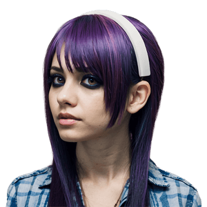 Emo Hair for Girls PNG 05252024 PNG