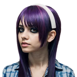 Emo Hair For Girls Png 05252024 PNG Image