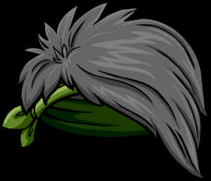 Emo Hairstyle Cartoon Illustration PNG