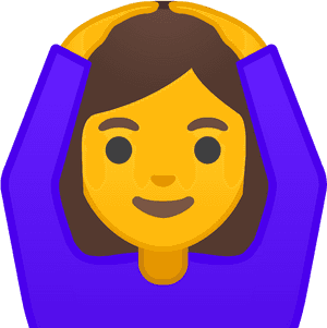 Woman Gesturing Ok Icon - Hand Raise Emoji, HD Png Download PNG image with transparent background