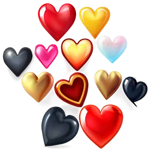 Emoji Hearts C PNG Image